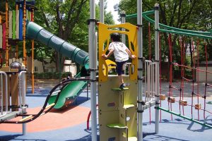 2018年 新宿中央公園 リニューアル 大型複合遊具 アスレチック (4)