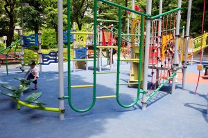 2018年 新宿中央公園 リニューアル 大型複合遊具 アスレチック (4)